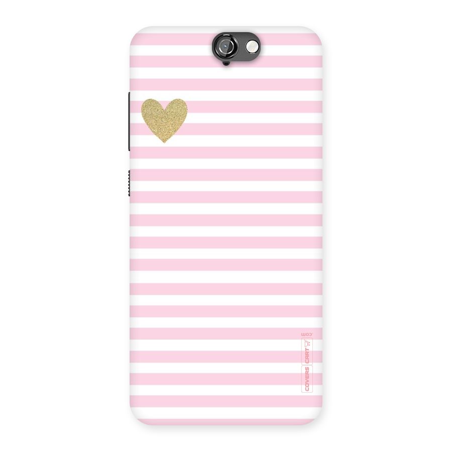 Pink Stripes Back Case for HTC One A9