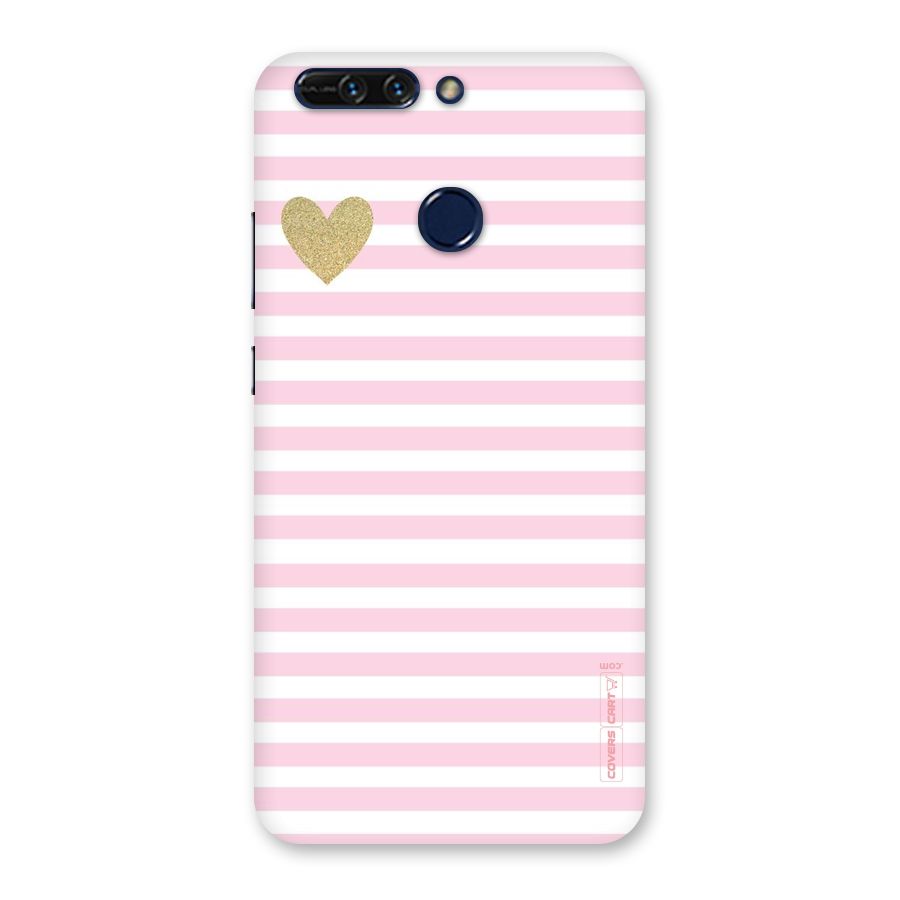 Pink Stripes Back Case for Honor 8 Pro