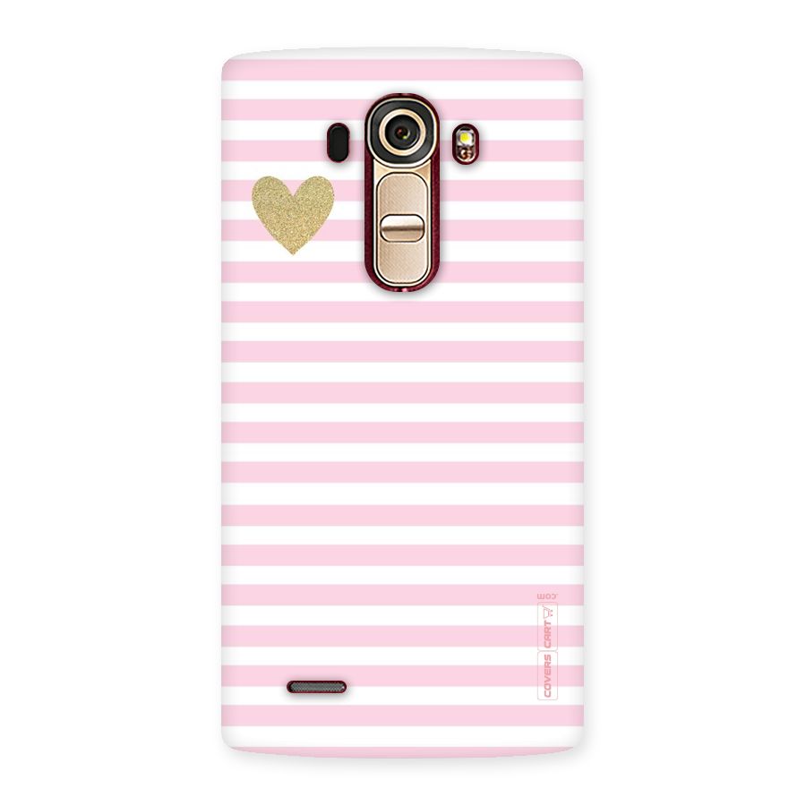 Pink Stripes Back Case for LG G4