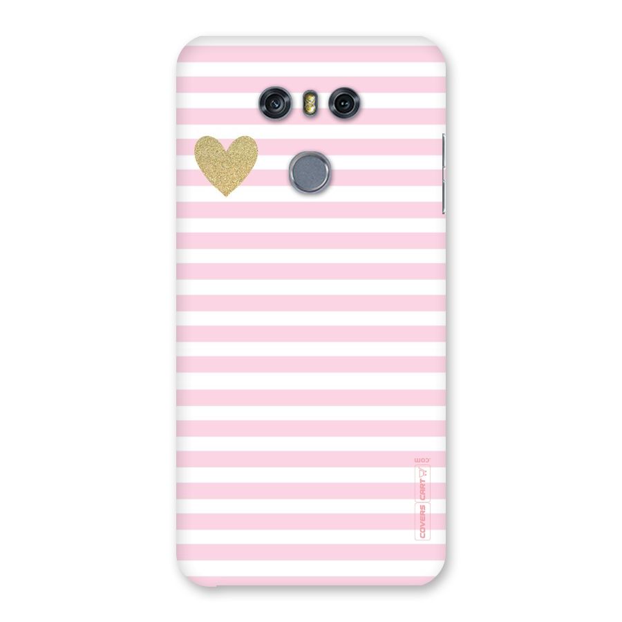 Pink Stripes Back Case for LG G6
