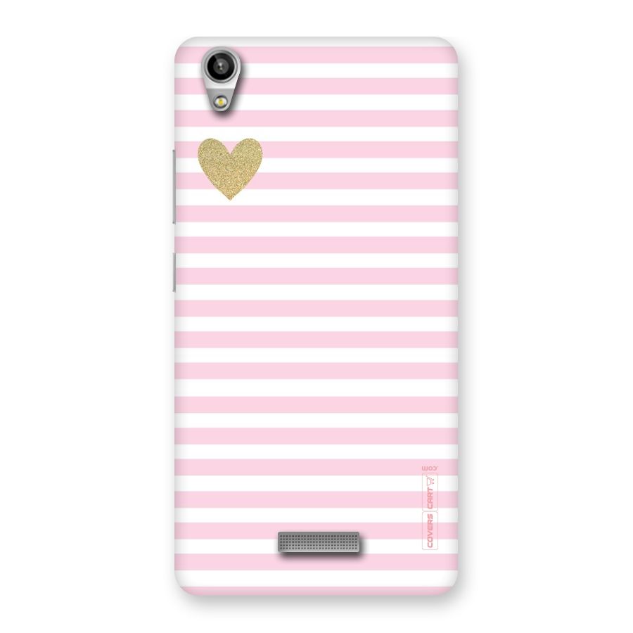 Pink Stripes Back Case for Lava-Pixel-V1