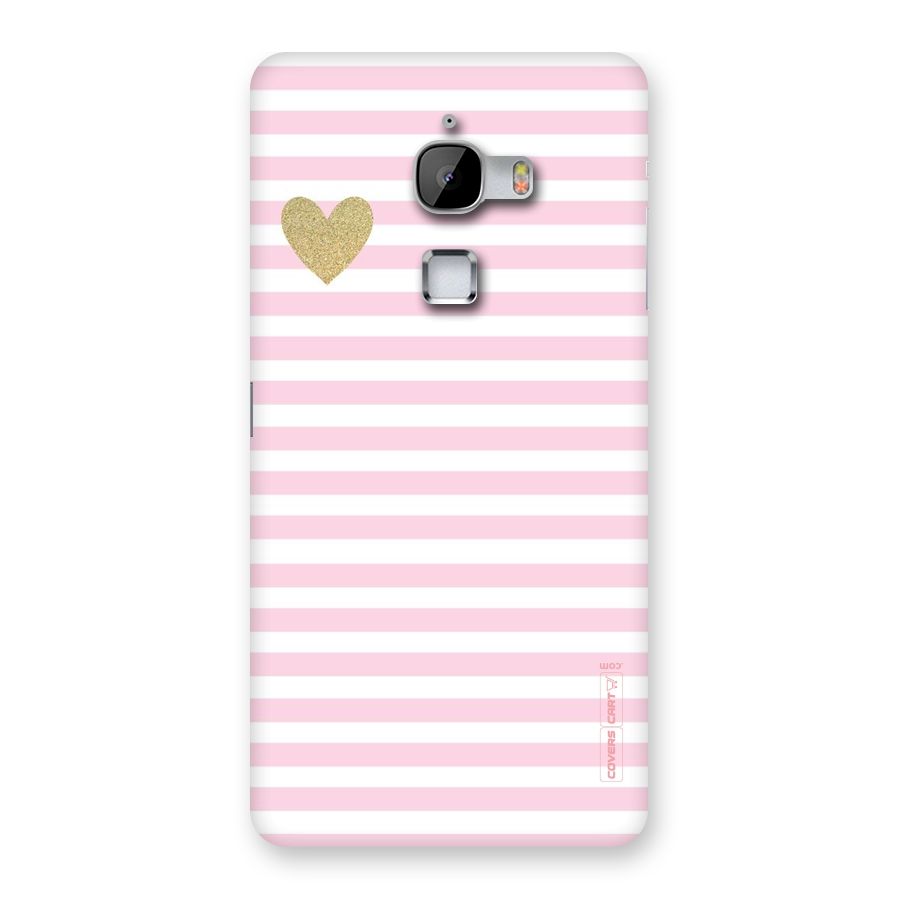 Pink Stripes Back Case for LeTv Le Max