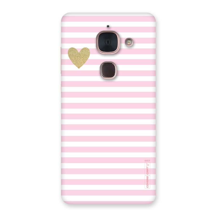 Pink Stripes Back Case for Le Max 2