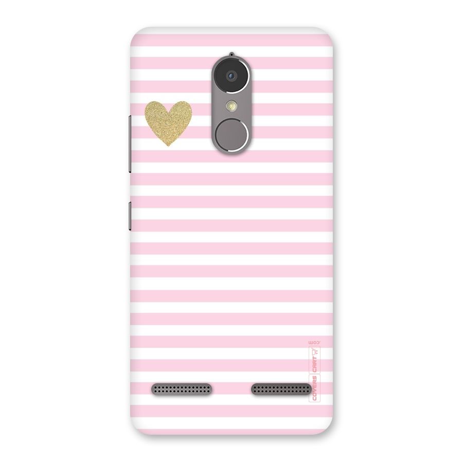 Pink Stripes Back Case for Lenovo K6
