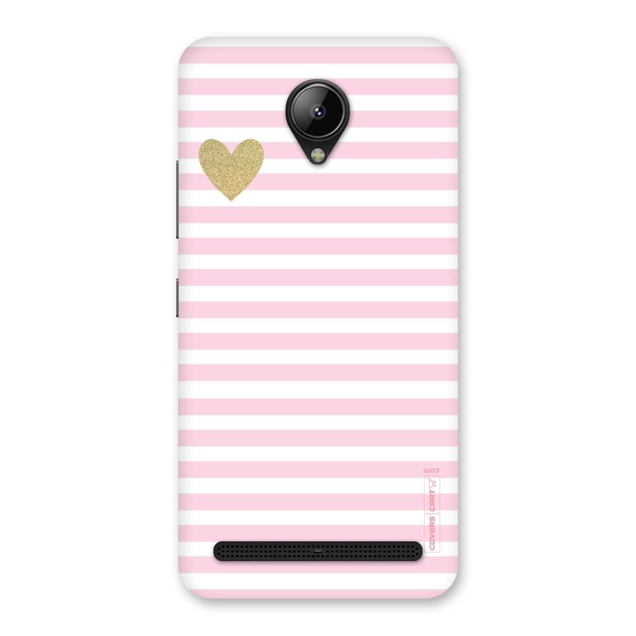Pink Stripes Back Case for Lenovo C2