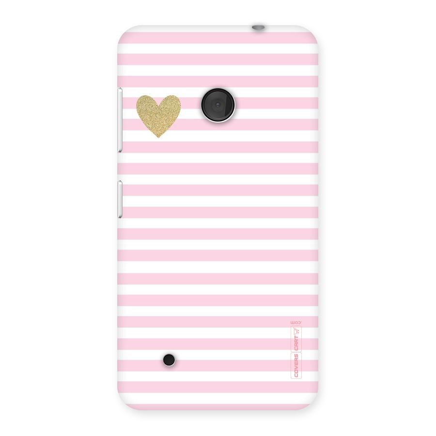 Pink Stripes Back Case for Lumia 530