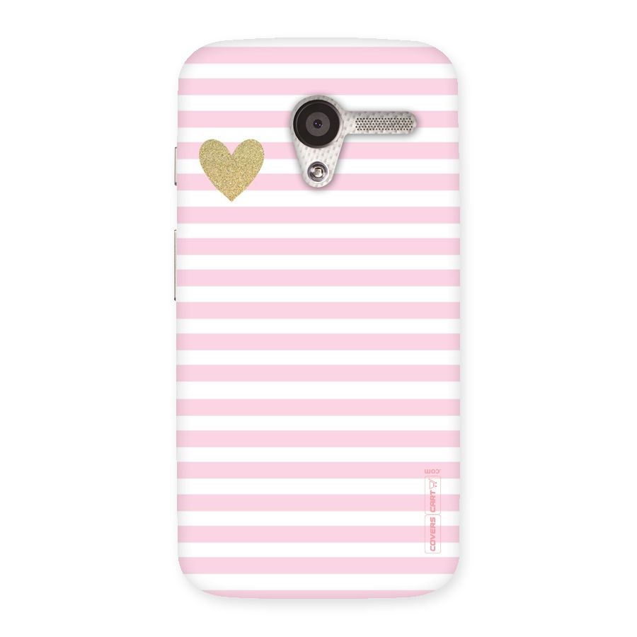 Pink Stripes Back Case for Moto X