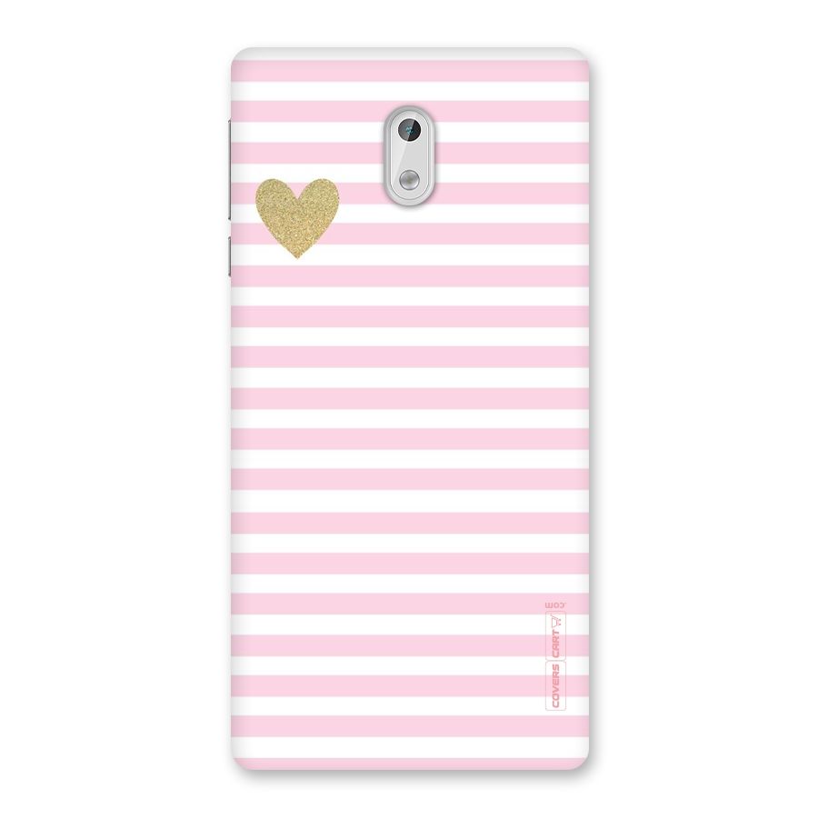 Pink Stripes Back Case for Nokia 3