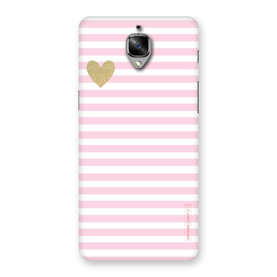 Pink Stripes Back Case for OnePlus 3