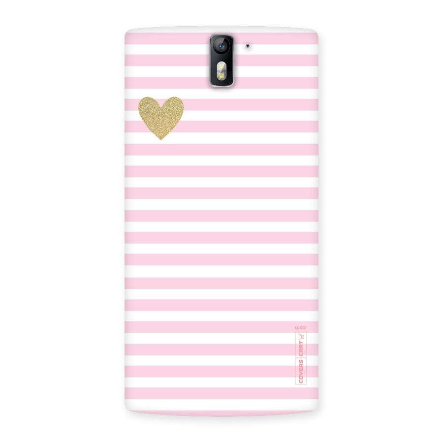 Pink Stripes Back Case for One Plus One