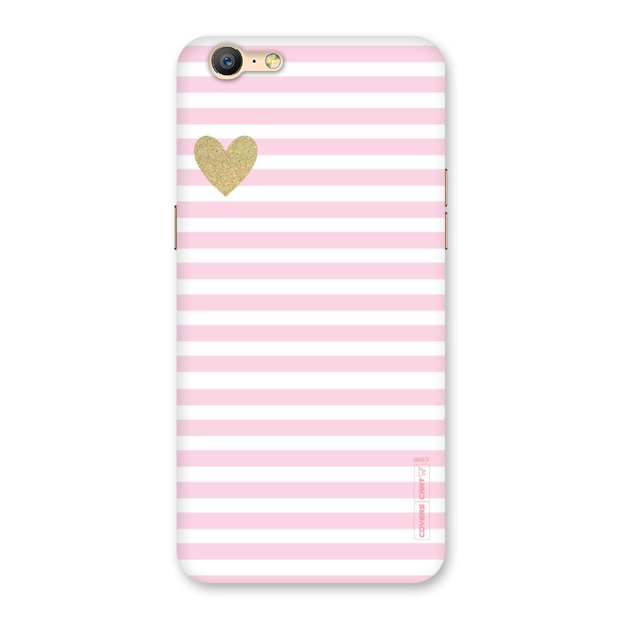 Pink Stripes Back Case for Oppo A57