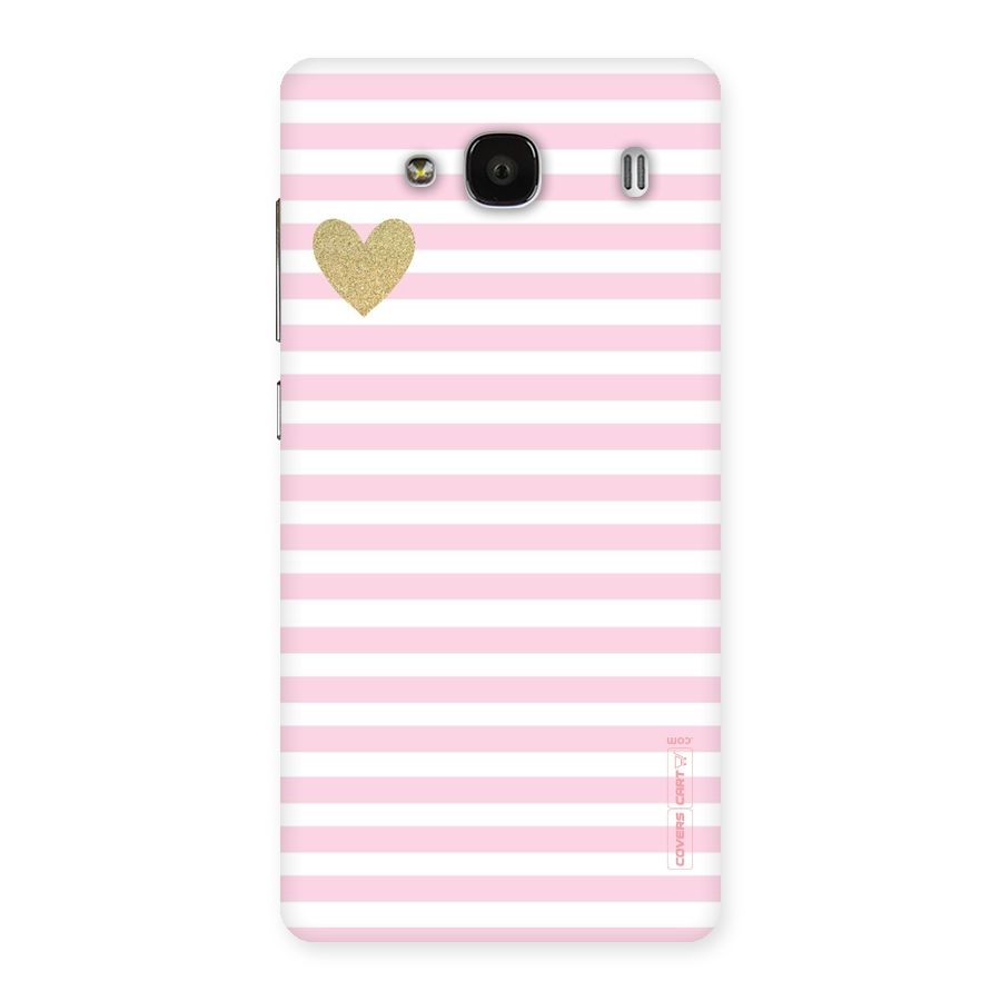 Pink Stripes Back Case for Redmi 2
