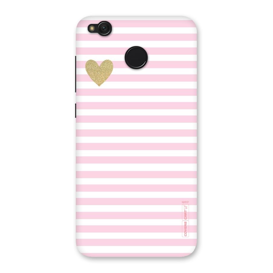 Pink Stripes Back Case for Redmi 4
