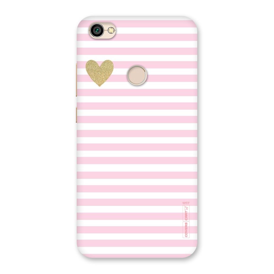 Pink Stripes Back Case for Redmi Y1 2017