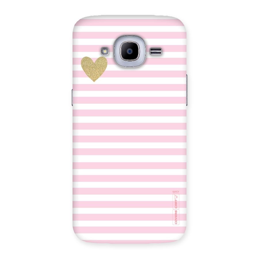 Pink Stripes Back Case for Samsung Galaxy J2 2016