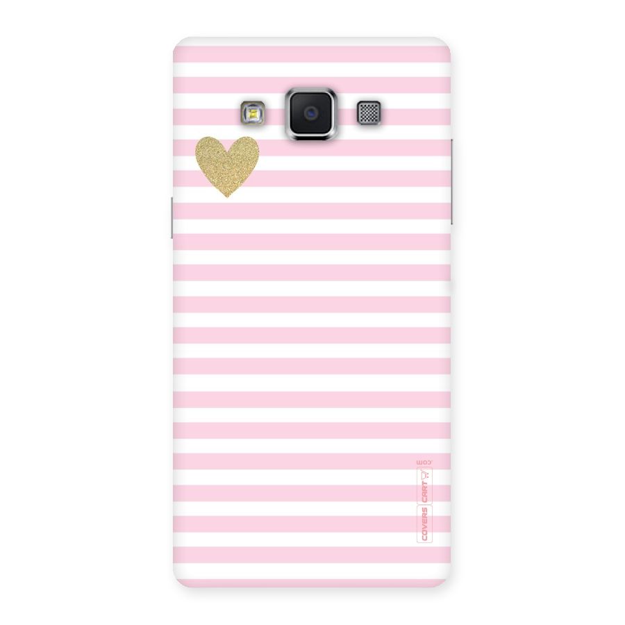 Pink Stripes Back Case for Samsung Galaxy A5