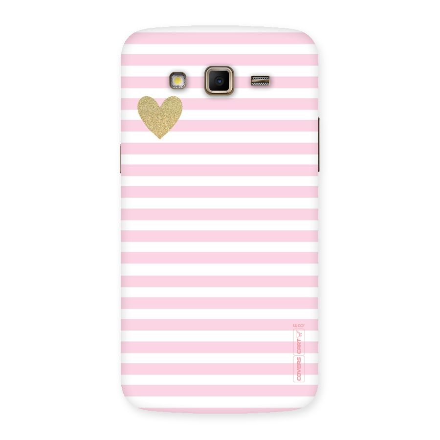 Pink Stripes Back Case for Samsung Galaxy Grand 2