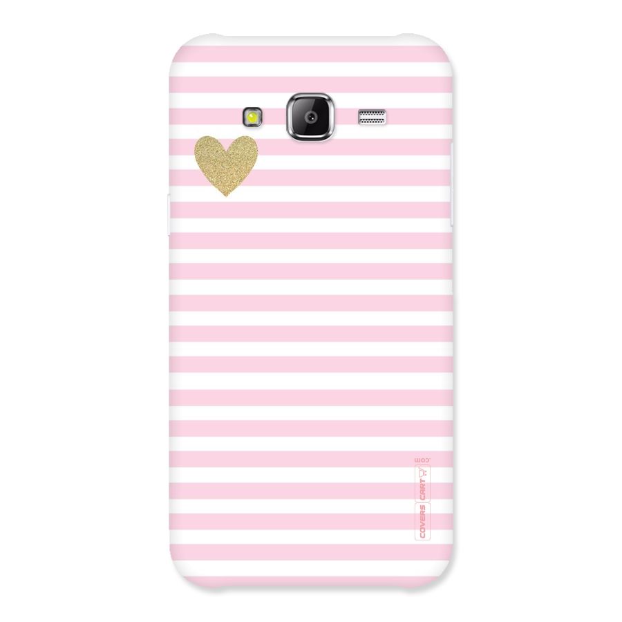 Pink Stripes Back Case for Samsung Galaxy J2 Prime