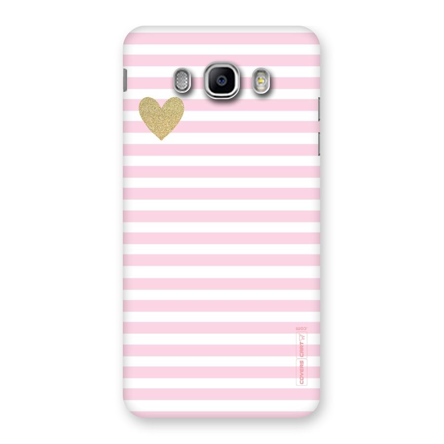 Pink Stripes Back Case for Samsung Galaxy J5 2016