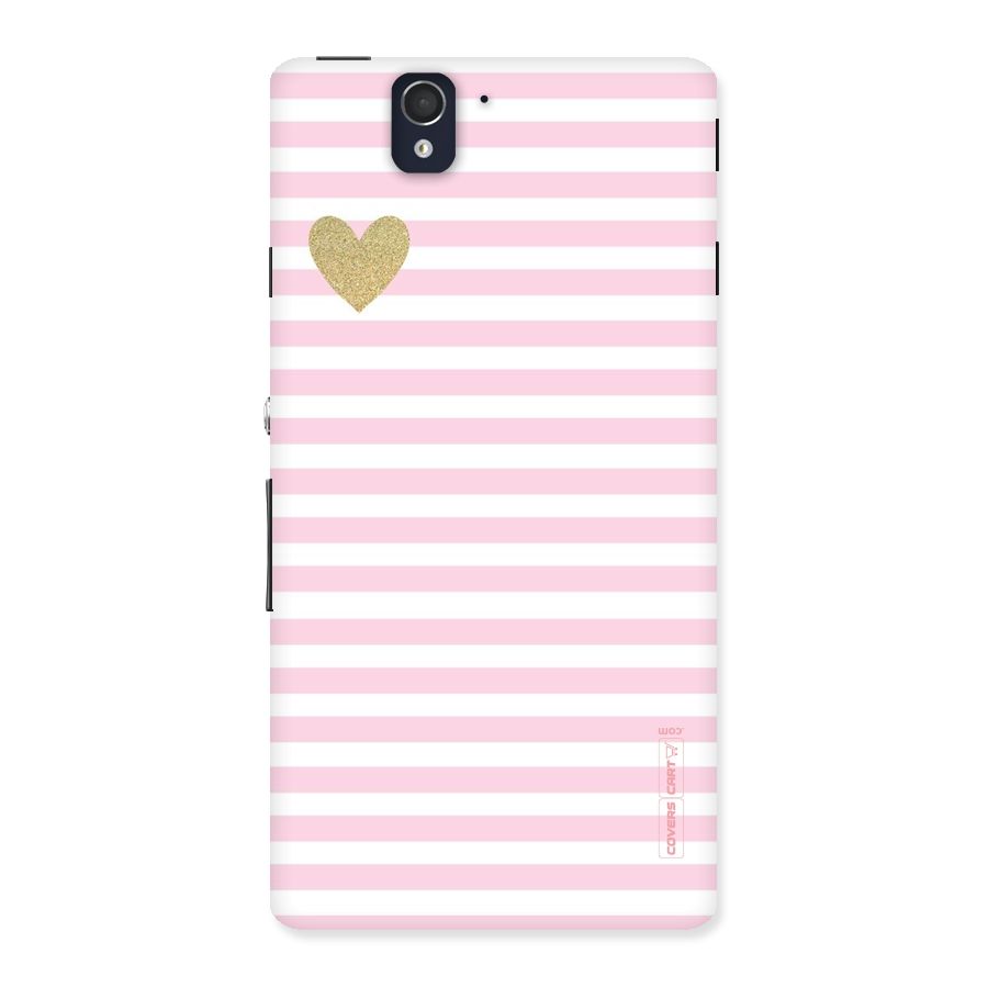Pink Stripes Back Case for Sony Xperia Z