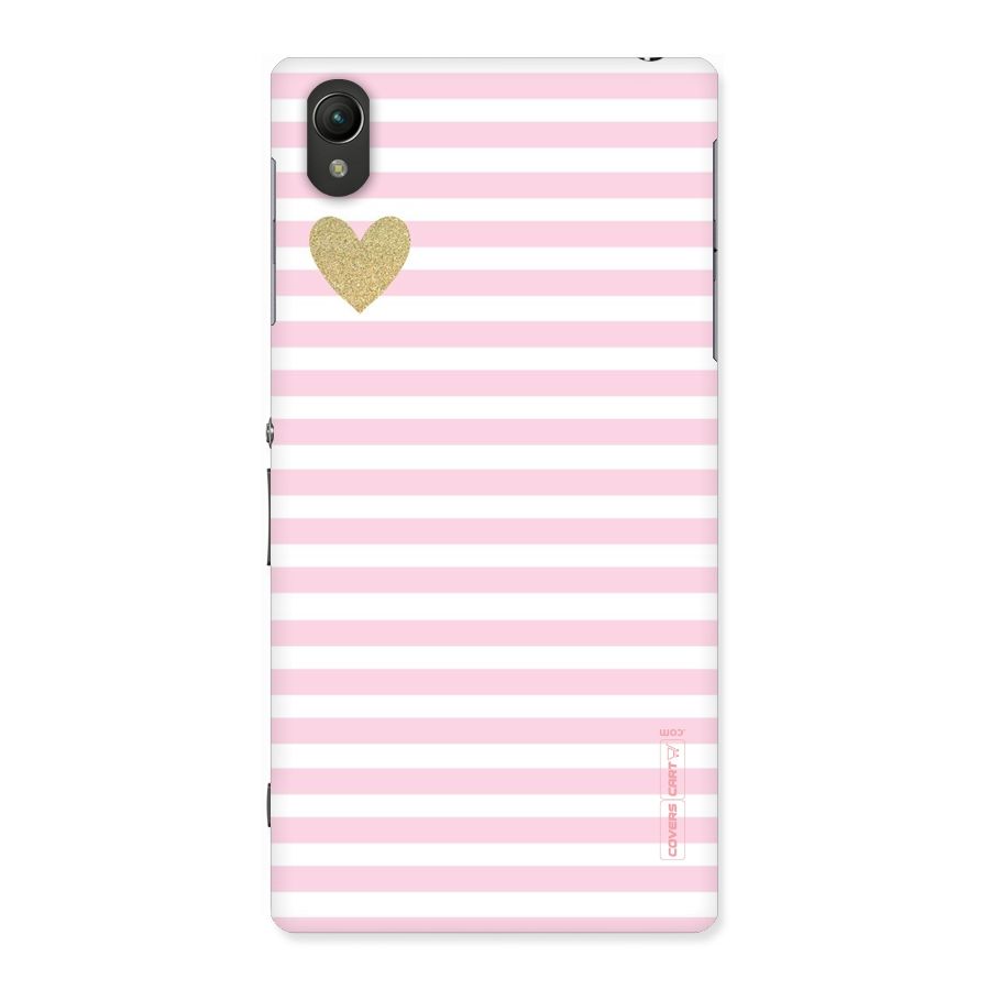 Pink Stripes Back Case for Sony Xperia Z1