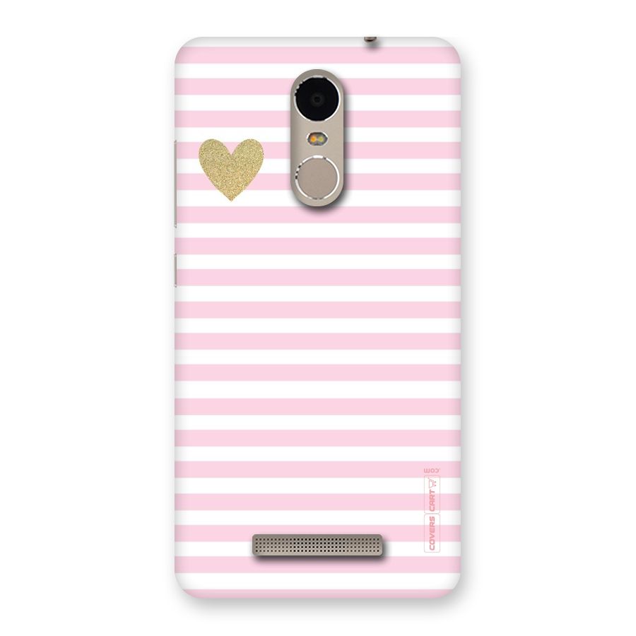 Pink Stripes Back Case for Xiaomi Redmi Note 3