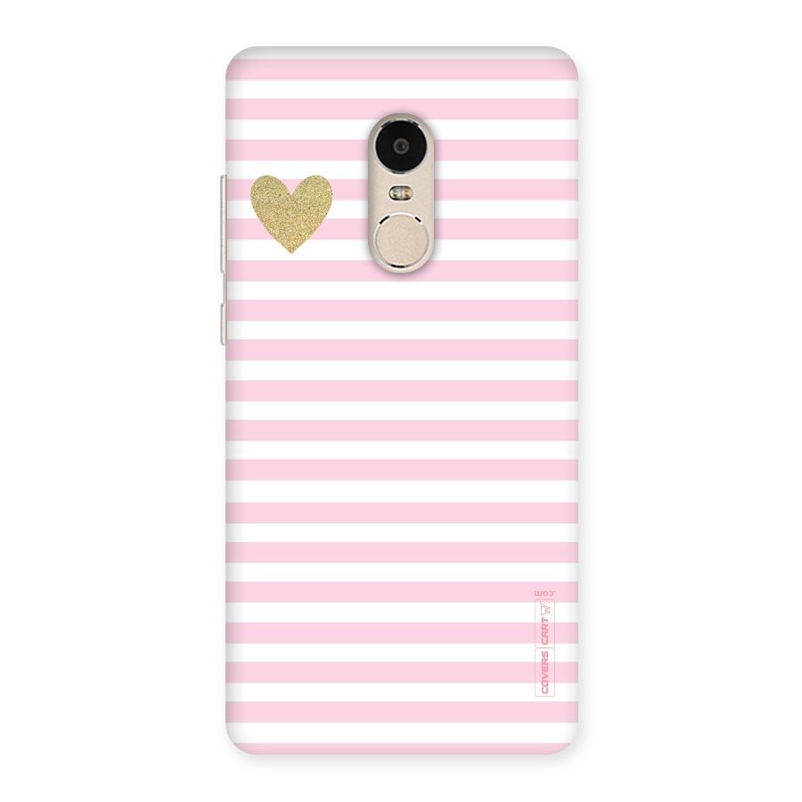 Pink Stripes Back Case for Xiaomi Redmi Note 4