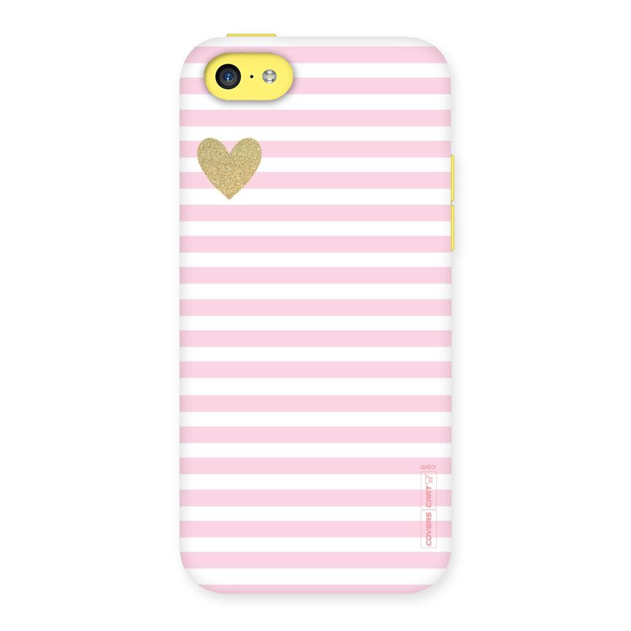 Pink Stripes Back Case for iPhone 5C