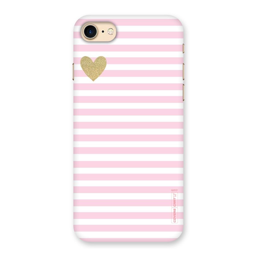 Pink Stripes Back Case for iPhone 7