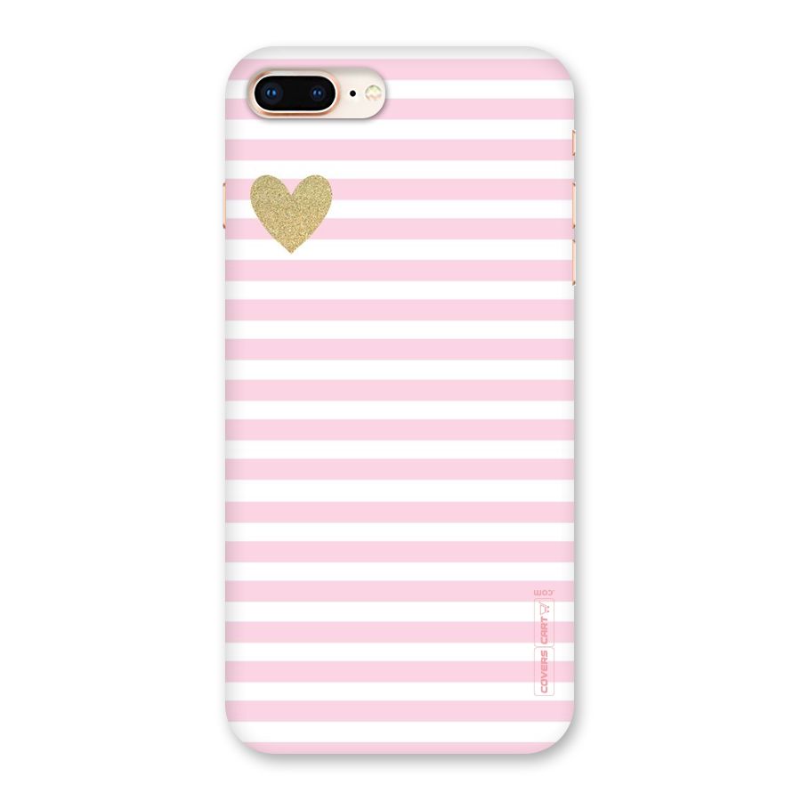 Pink Stripes Back Case for iPhone 8 Plus