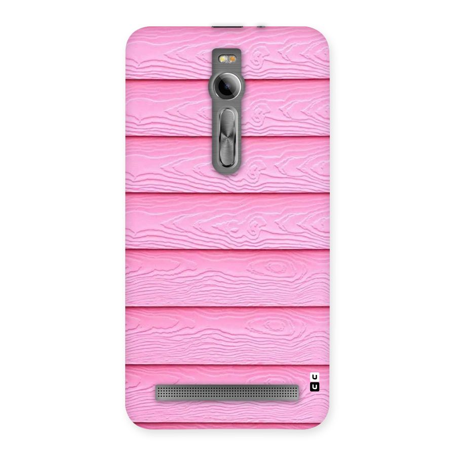 Pink Wood Back Case for Asus Zenfone 2