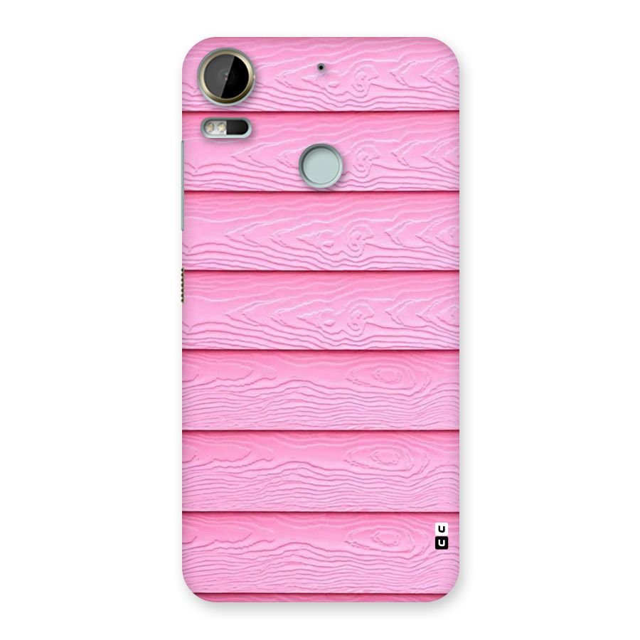Pink Wood Back Case for Desire 10 Pro