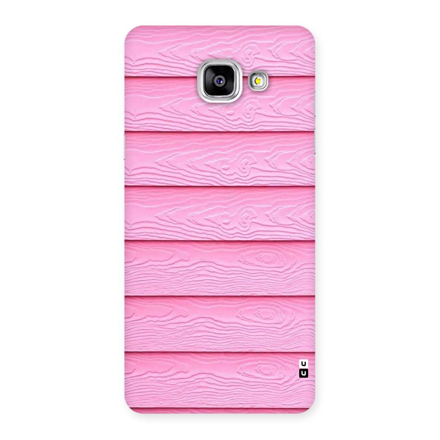 Pink Wood Back Case for Galaxy A5 2016