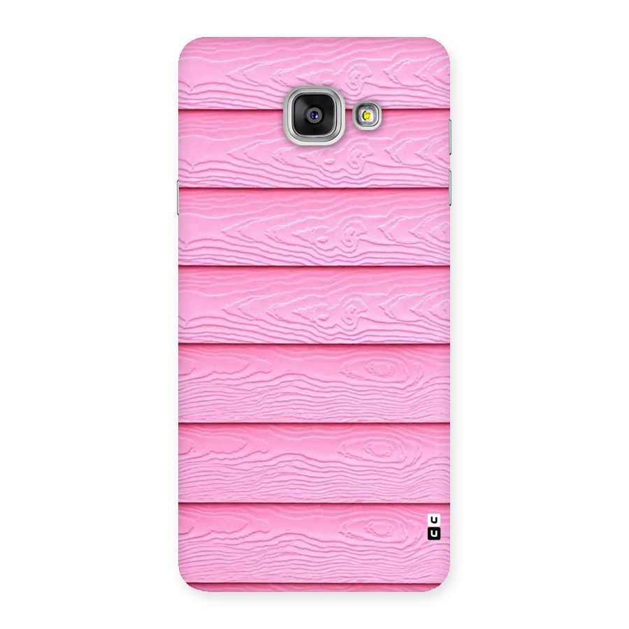 Pink Wood Back Case for Galaxy A7 2016