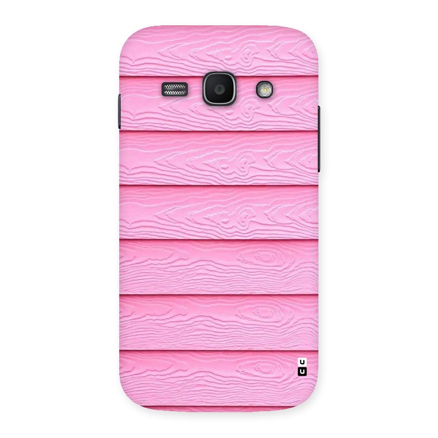 Pink Wood Back Case for Galaxy Ace 3