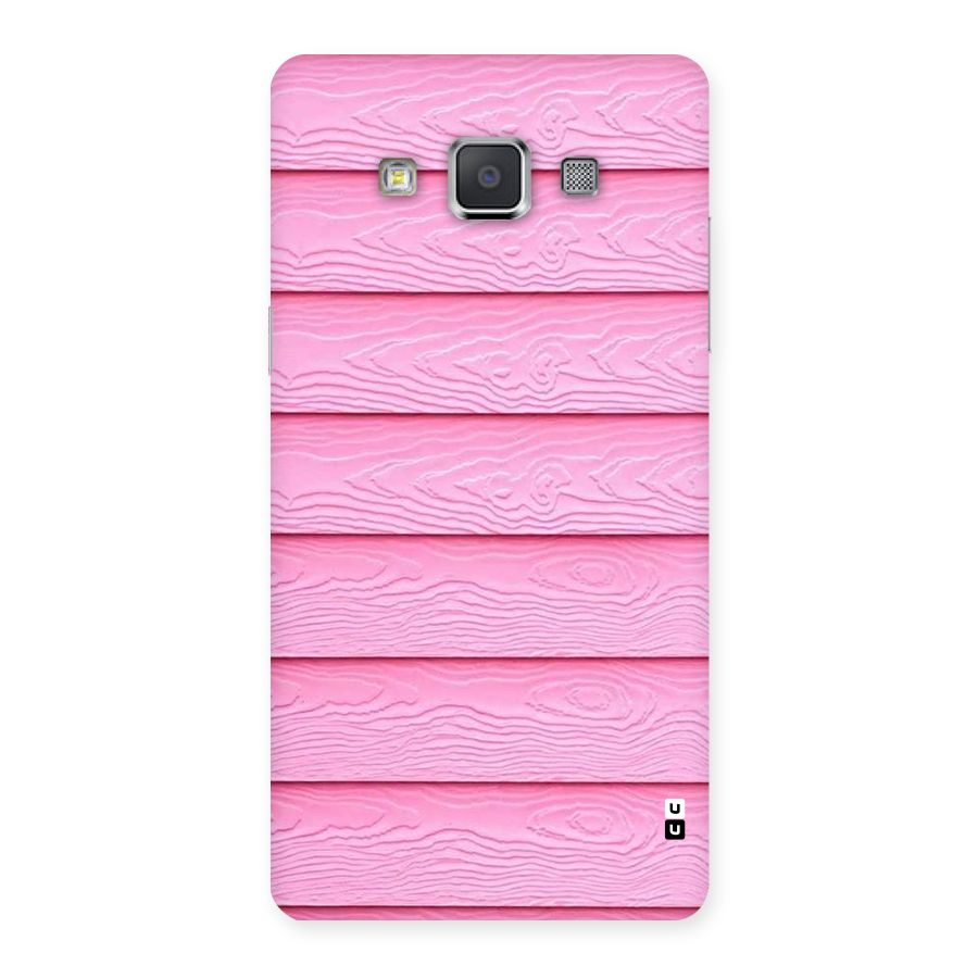 Pink Wood Back Case for Galaxy Grand Max