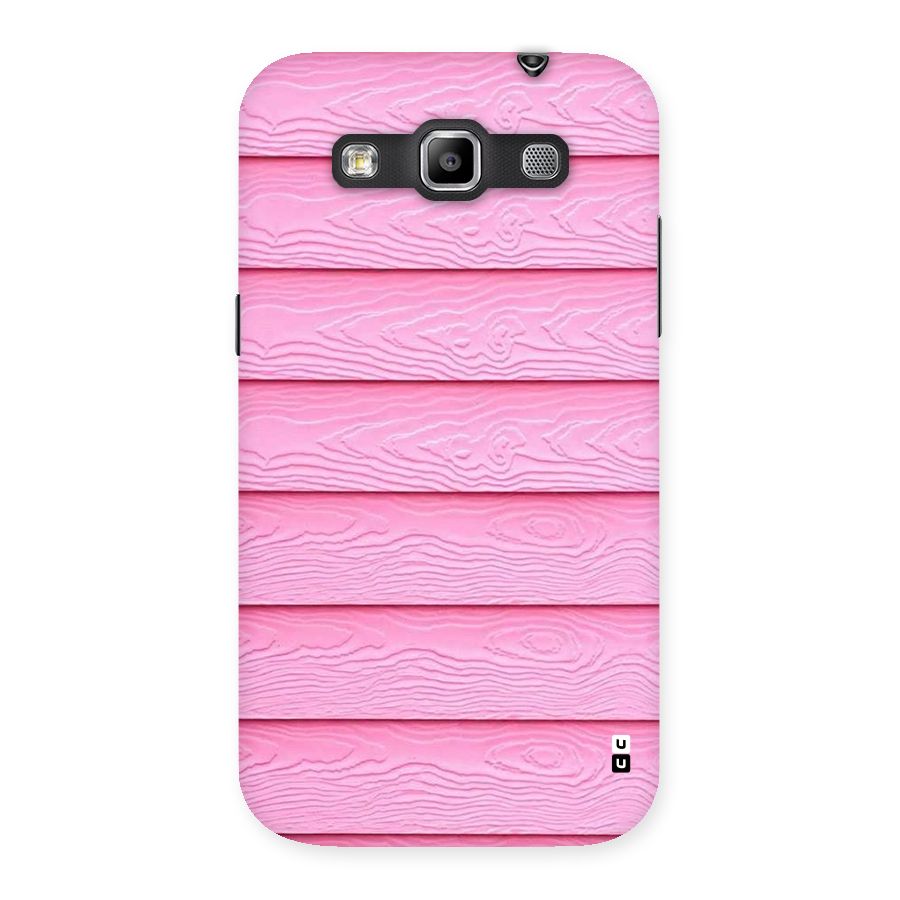 Pink Wood Back Case for Galaxy Grand Quattro