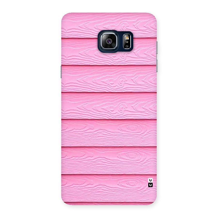 Pink Wood Back Case for Galaxy Note 5