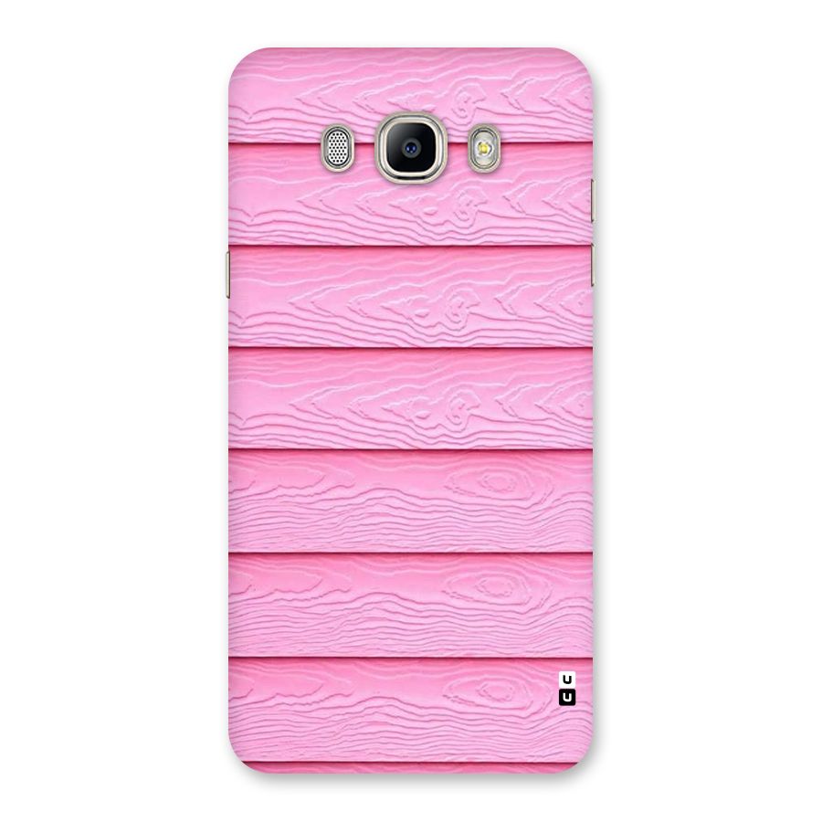 Pink Wood Back Case for Galaxy On8