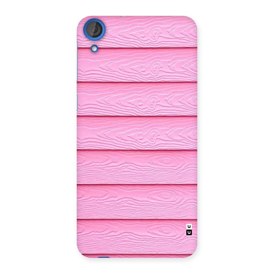 Pink Wood Back Case for HTC Desire 820
