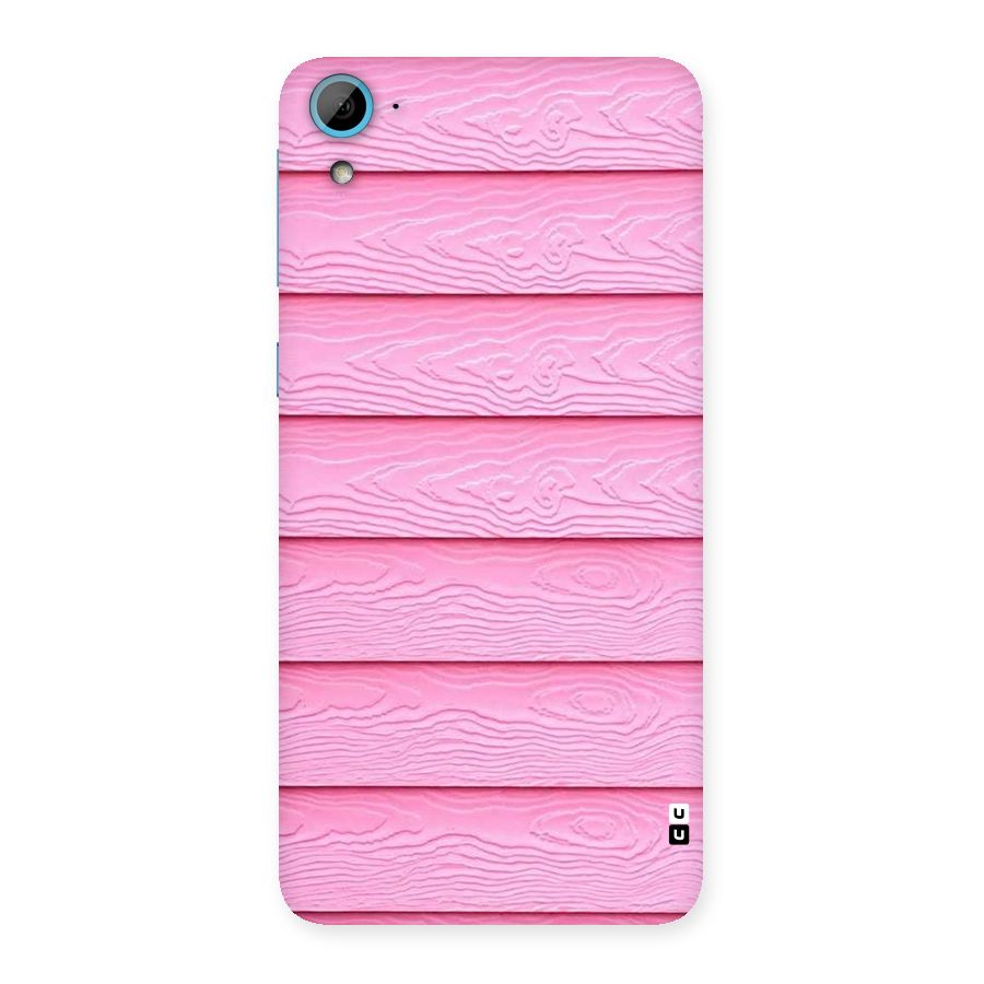 Pink Wood Back Case for HTC Desire 826