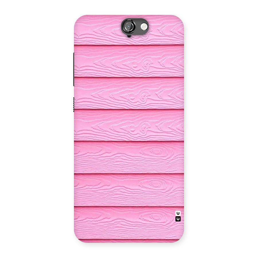Pink Wood Back Case for HTC One A9