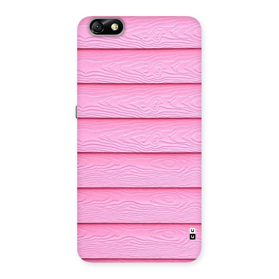 Pink Wood Back Case for Honor 4X