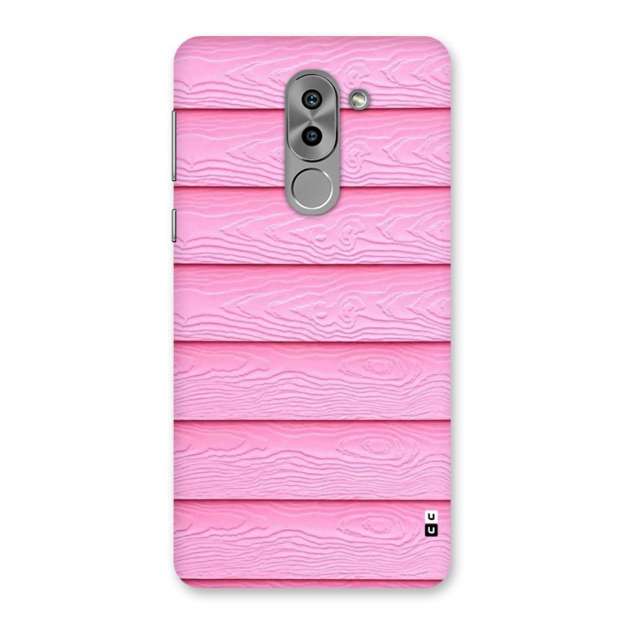 Pink Wood Back Case for Honor 6X