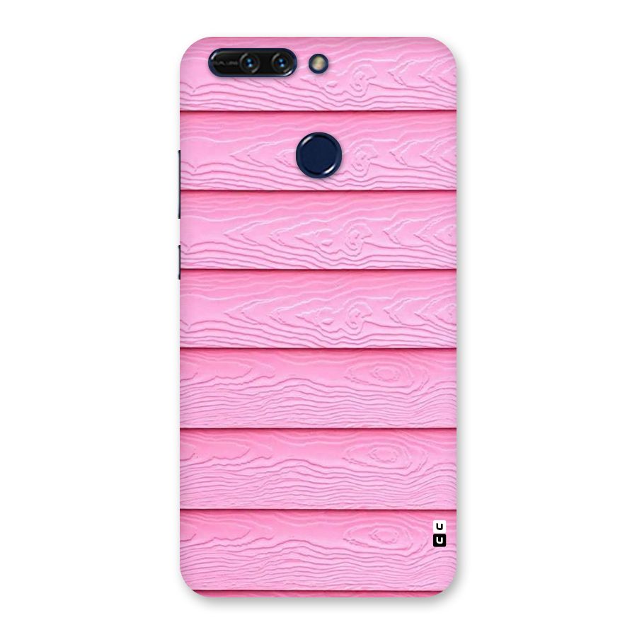Pink Wood Back Case for Honor 8 Pro
