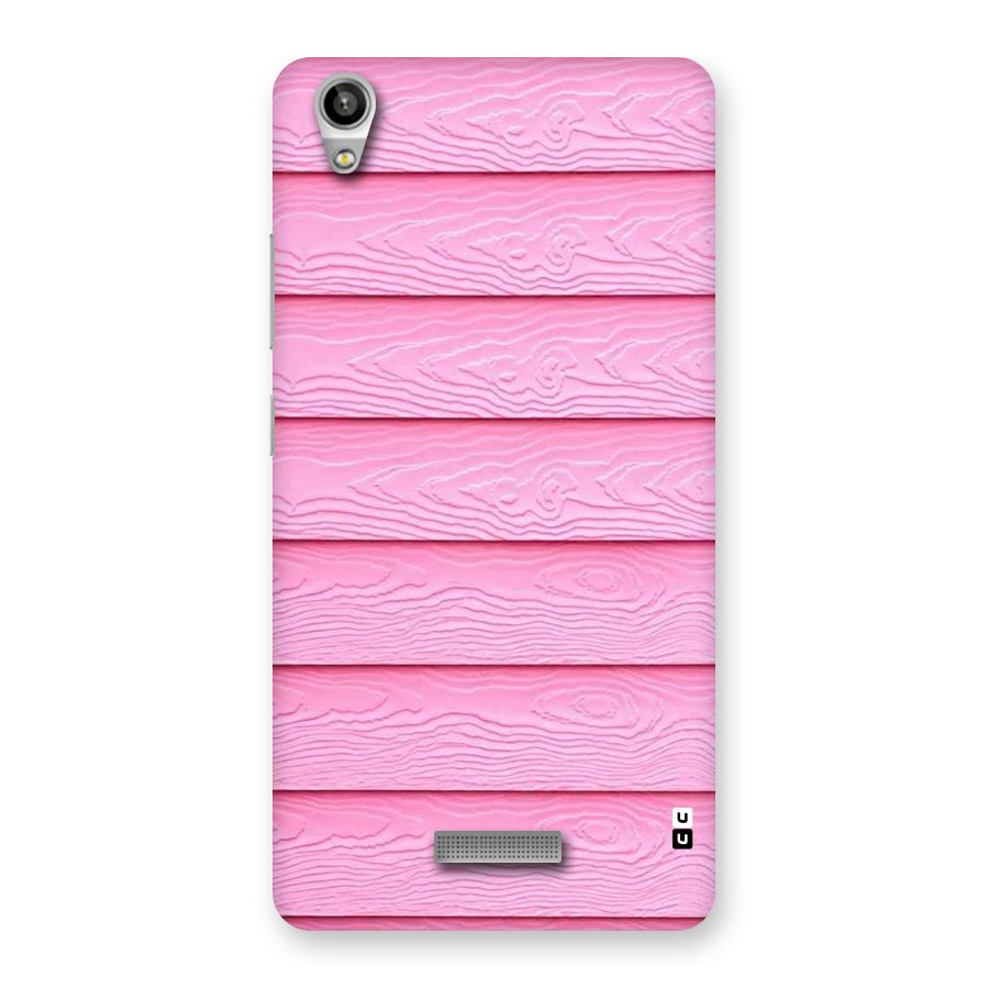 Pink Wood Back Case for Lava-Pixel-V1