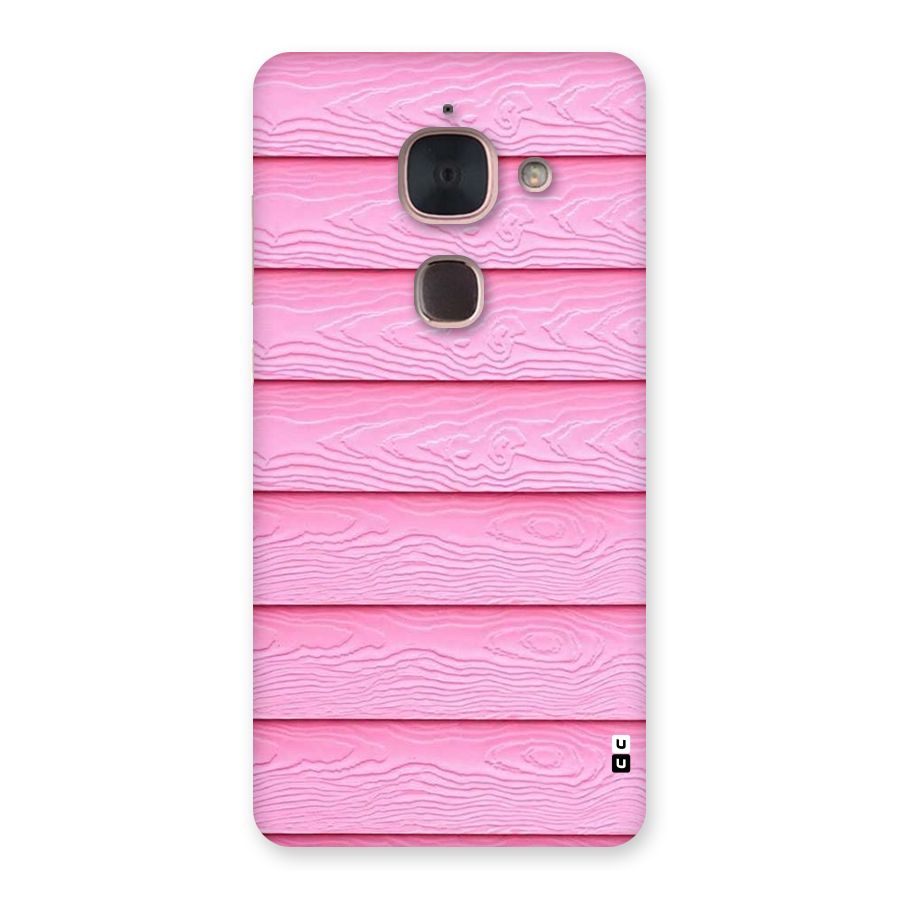 Pink Wood Back Case for Le Max 2