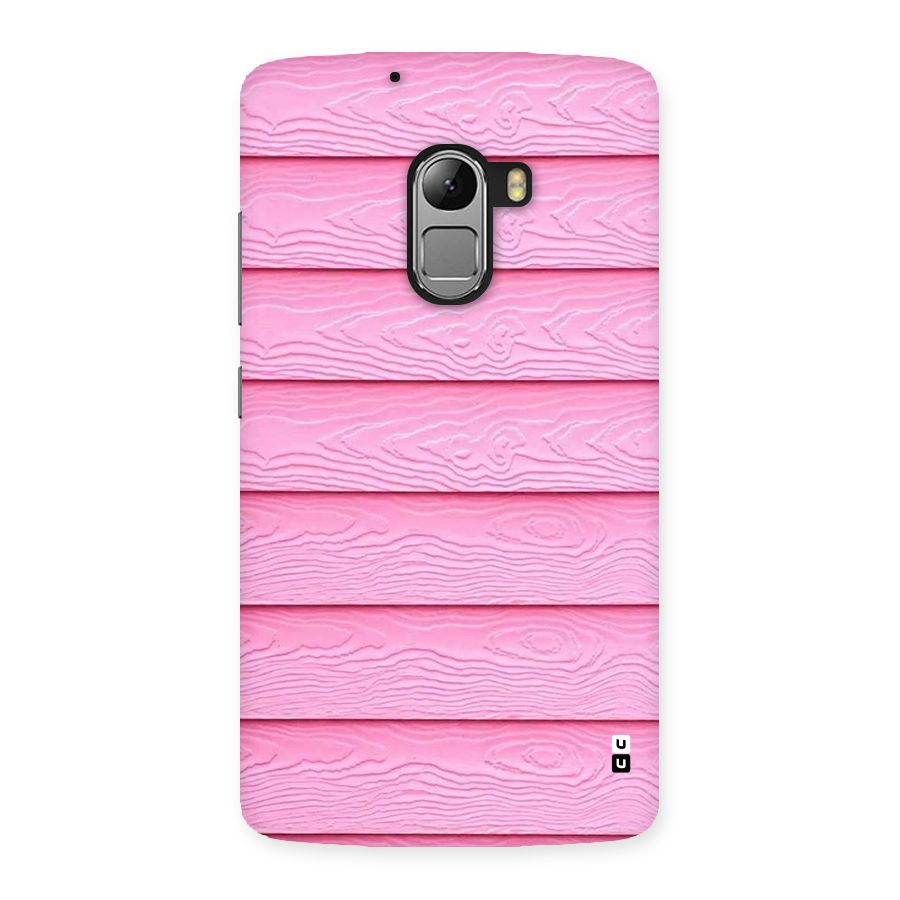 Pink Wood Back Case for Lenovo K4 Note