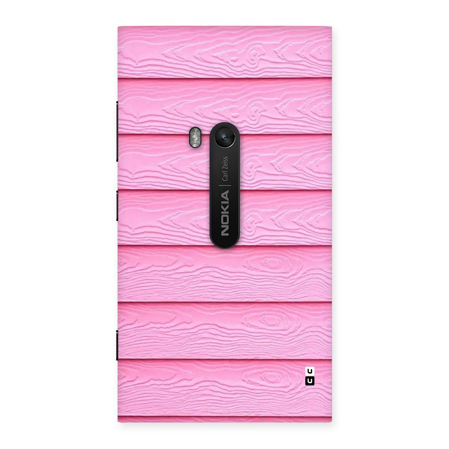 Pink Wood Back Case for Lumia 920