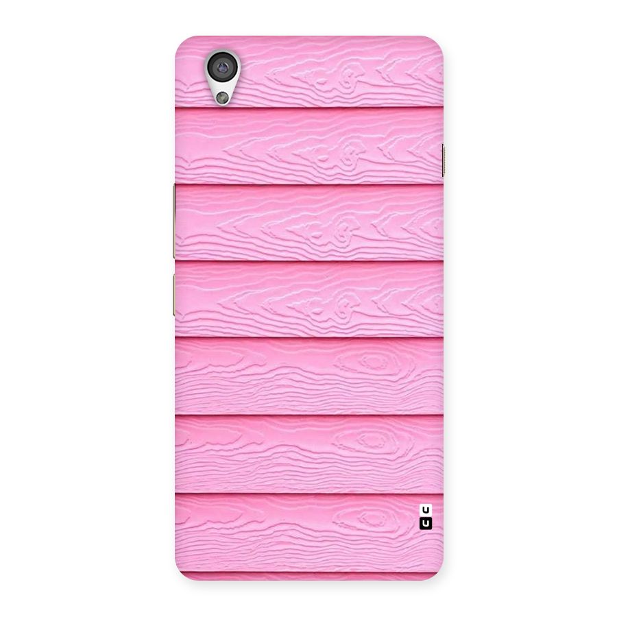 Pink Wood Back Case for OnePlus X